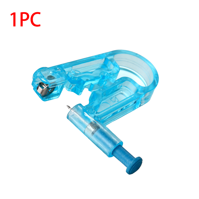 Ear Piercing Gun Kit Asepsis Disposable Healthy Safety Earring Piercer Tool Machine Kit Studs Nose Lip Septum Piercing
