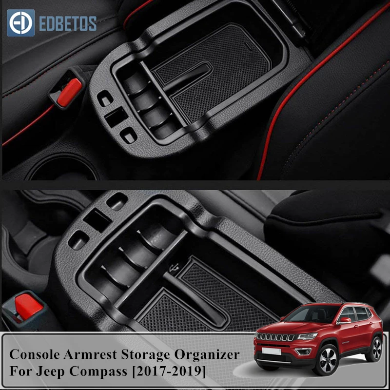 Ящик для хранения с центральным подлокотником Jeep Compass 2017 2018 2019 MK2 | Автомобили и