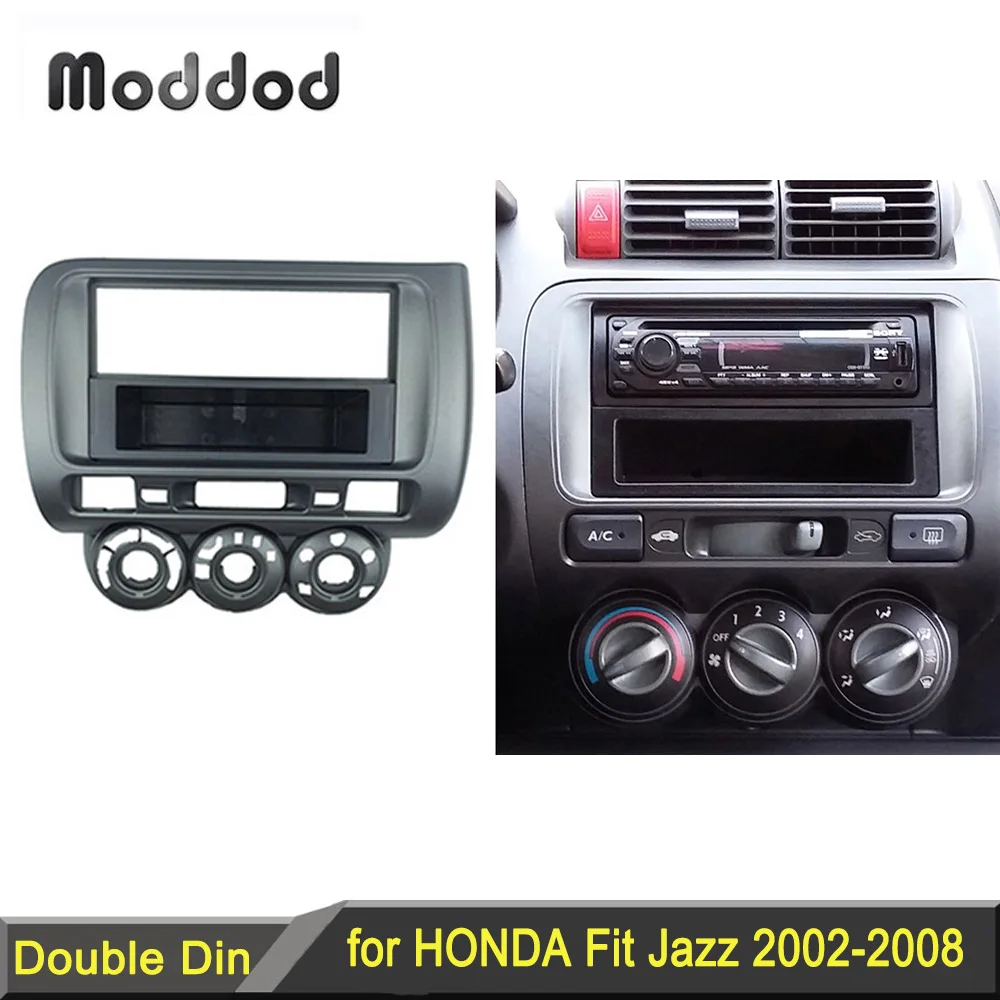 Fascia for Honda Jazz Fit 2002-2008 dash kit face plate stereo facia panel trim 