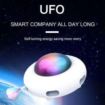 

Pet Toy USB Charging Intelligent UFO Turntable Puppy Cat Dog Electric Chasing Toy Interactive Feather Automatic Swing Toys New