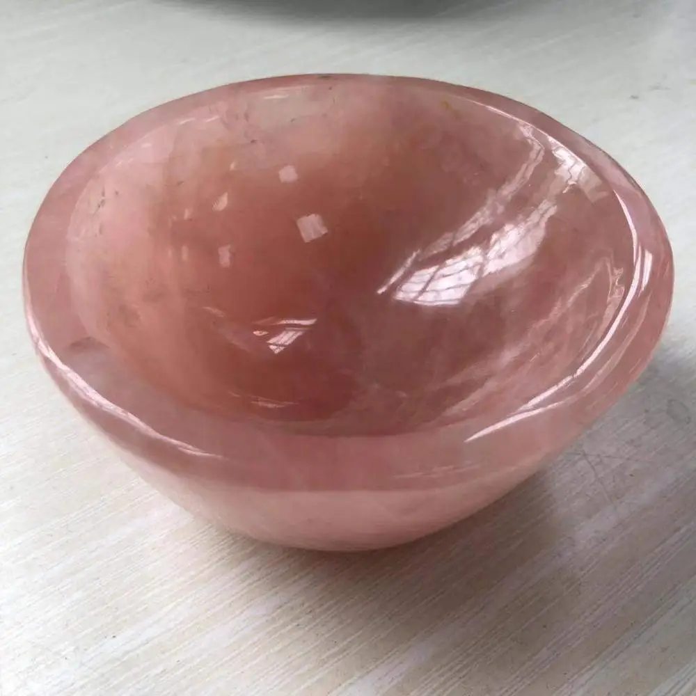 Хороший розовый! 2 ''глубокая Натуральная роза кварцевый кристалл резьба