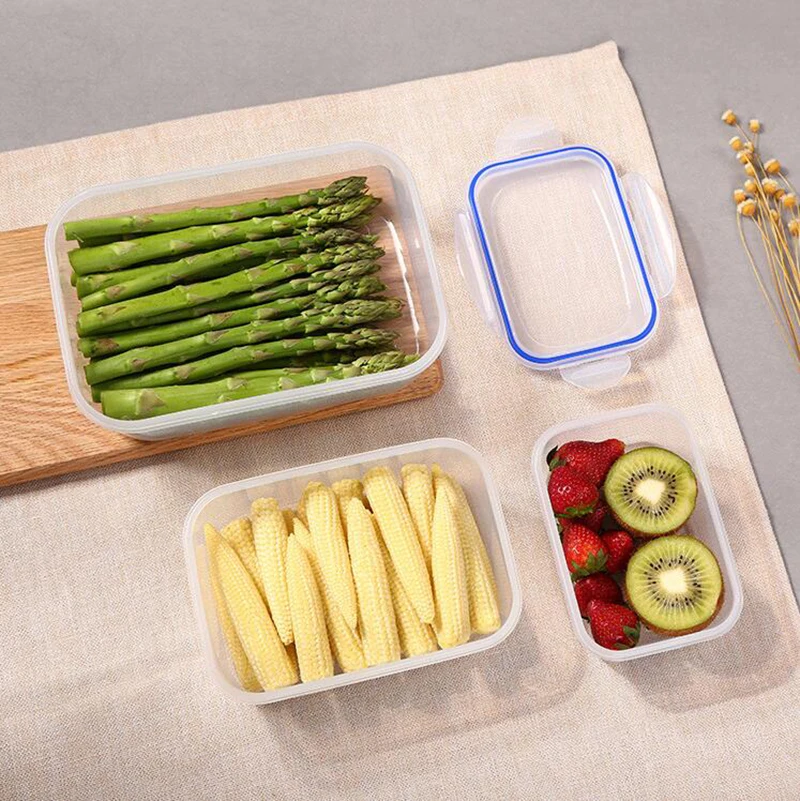Портативный уличный ящик для хранения еды для пикника, детский школьный зеленый Ланч-бокс, Столовый Набор для кухни, пластиковый микроволновый Ланч-бокс