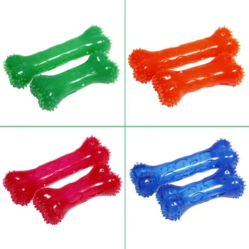 

Dog Toys Pet Biting Sound Toys TPR Grinding Stick Chewing Gum Toys Rubber Dog Toy Puppy Toys Large Dog Toys Dog Toys Squeaking
