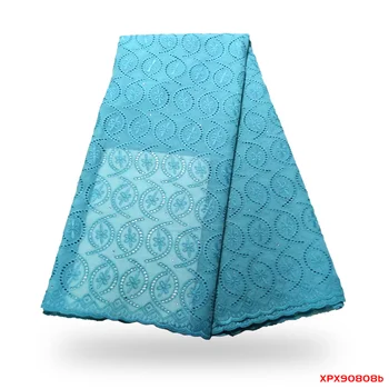 

Eyelet Embroidery Cotton Voile Lace Fabric for Dress Swiss Apparel Tissue Lace Sewing Clothes c190808