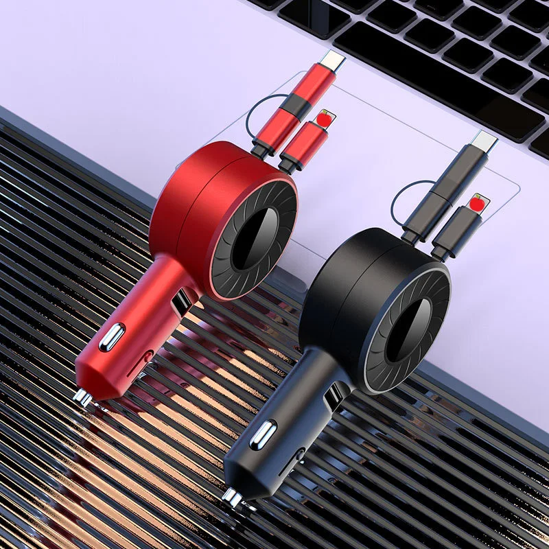 

Автомобильное зарядное устройство USB 2021, три устройства, IOS Тип C, быстрая зарядка, автомобильные аксессуары