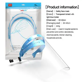 

10Pcs Full Face Mask Anti-fog splash-proof Dust-proof Transparent Face Shield Protective Cover Eyes Face Multipurpose Safey Mask