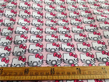

half meter Polyester Cotton Cartoon Printed Fabric Summer Clothing Fabric Quality for Patchwork Needlework DIY Handmade Cloth