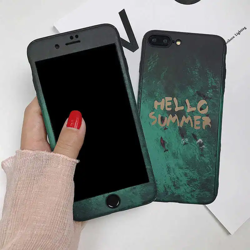 Универсальный Ультратонкий чехол для iPhone 11 7 8 Plus xr xs max анти-осенний мобильный