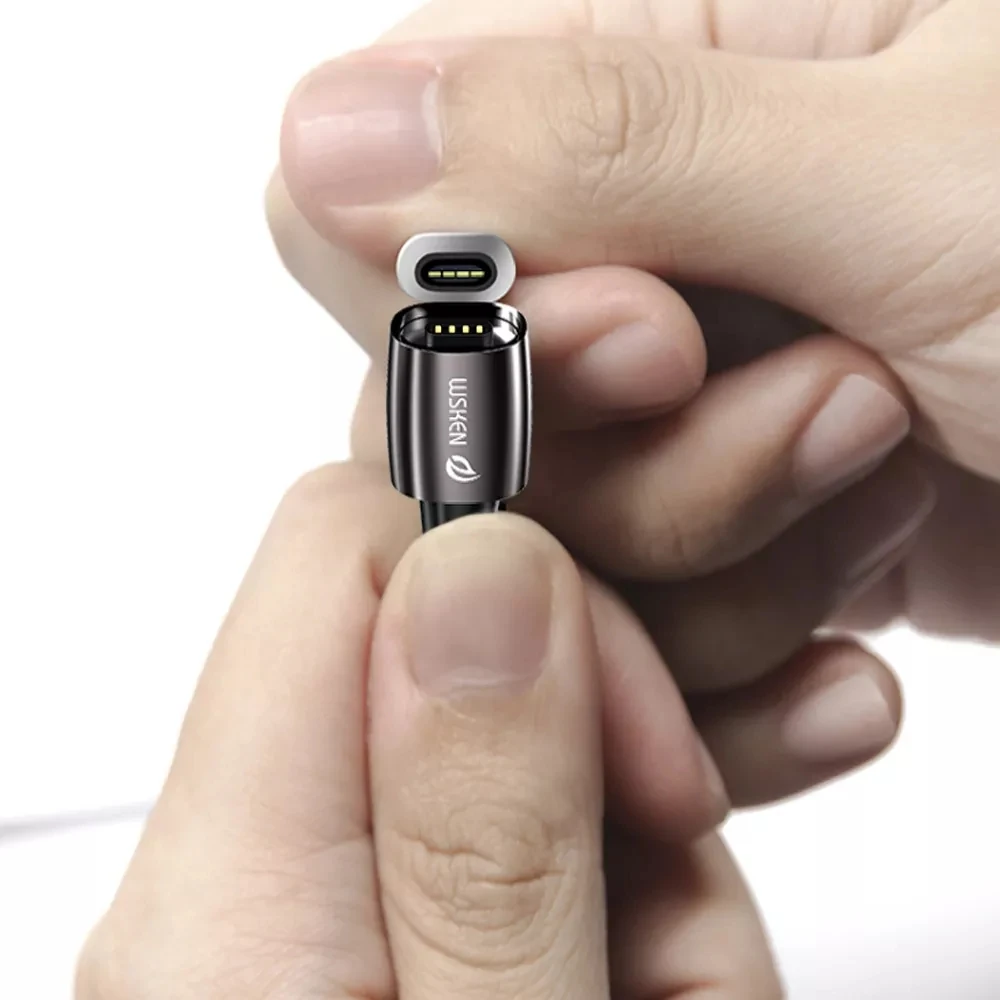 Mi MIJIA WSKEN 3A Магнитный type C mi cro USB кабель передачи данных для быстрой зарядки провод шнур магнитное зарядное устройство 1,2 м/2 м для huawei Xiao mi samsung