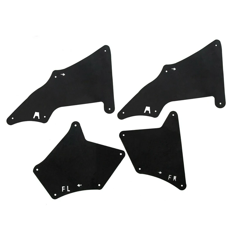 

Set of 4 Splash Shield for Toyota 4Runner Fender Liner Apron Splash Seal Flap Skirt Splash Guard