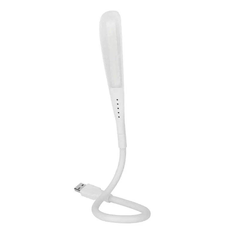 White 46cm Открытый-умный портативный мини USB светодиодный светильник, гибкий светодиодный встроенный USB светильник, ультра яркий 14 светодиодный S для ноутбука, ноутбука, компьютера - Цвет: White 46cm