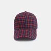 Color Plaid Men's Baseball Cap Unisex Snapback Bones Cap male Gorras Hombre Cotton Dad Hat Casquette Casual Women's baseball Cap 4