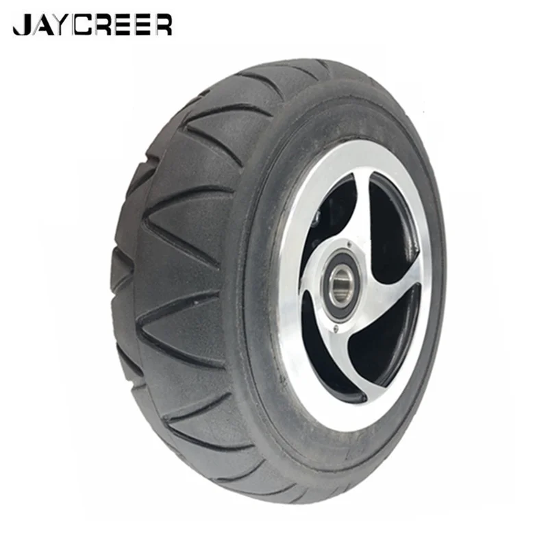 JayCreer 8 Inches 200X60mm Mobility Scooter Wheel Assy For Electric Mobility Scooter