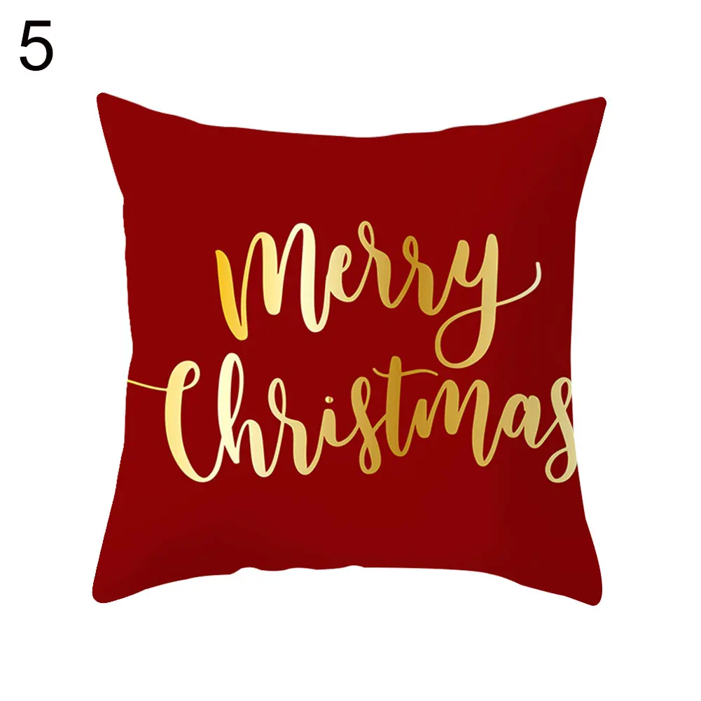 40#45*45 см Merry Christmas Elk Star чехол для подушки, чехол для подушки, для дома, офиса, дивана, стула, домашнего декора