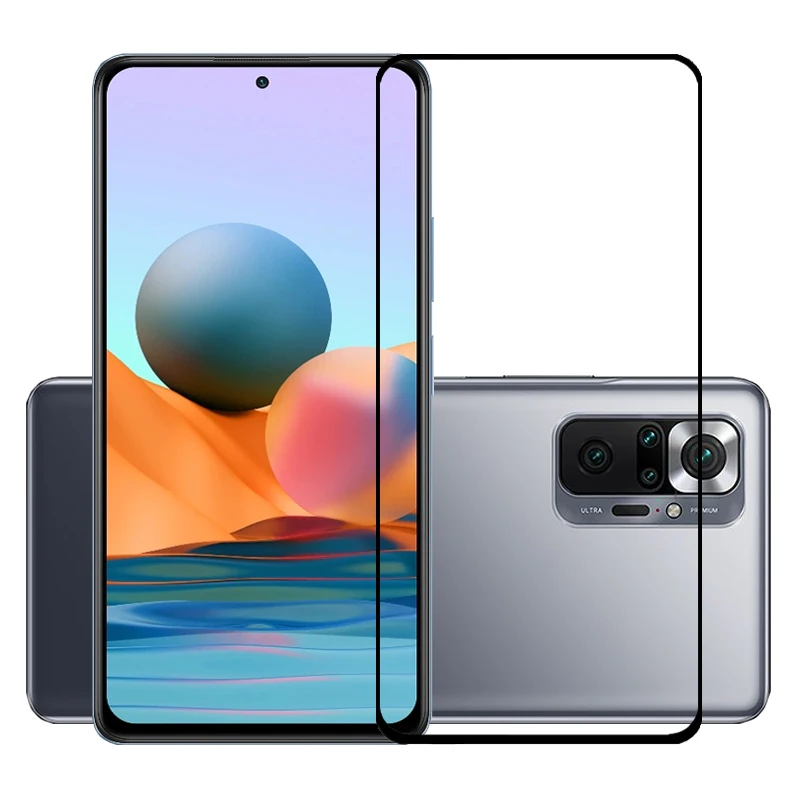 25 Pcs/Lot Full Cover Screen Protectors For Redmi Note 10 Scratch Proof Protective Film Tempered Glass For Redmi Note 10 Pro Max