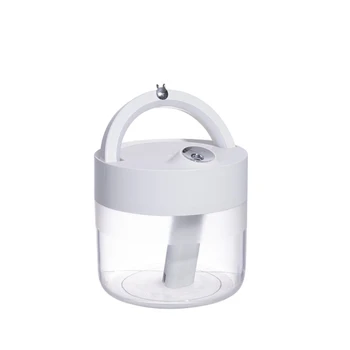 

1000ML Large Capacity Ultrasonic Air Humidifier with Lamp USB Cool Mist Maker Aroma Oil Diffuser Aromatherapy Humidifiers White
