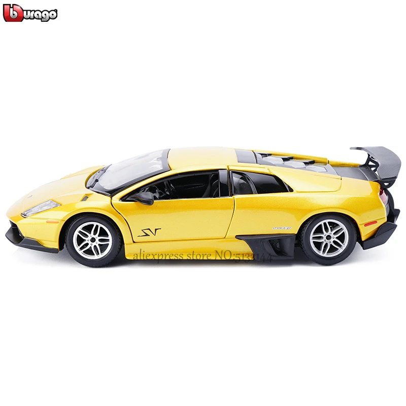 Bburago 1:24 Lamborghini LP670 SV китайская версия моделирование сплава Модель автомобиля коллекция Подарочная игрушка