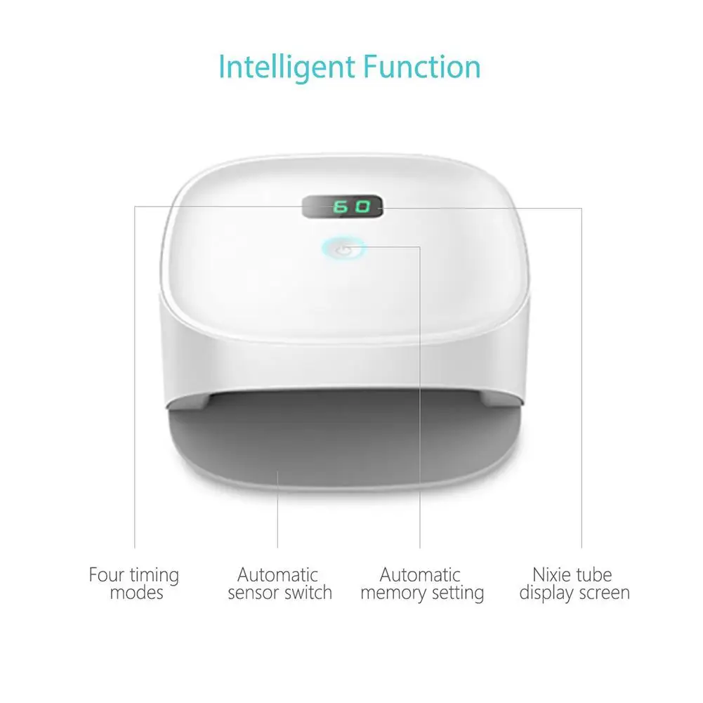 

UV LED Nail Dryer 48W Nail Lamp Gel Polish Kit Portable 6000mAh Built-in Lithium Battery For Nails Manicure Tools