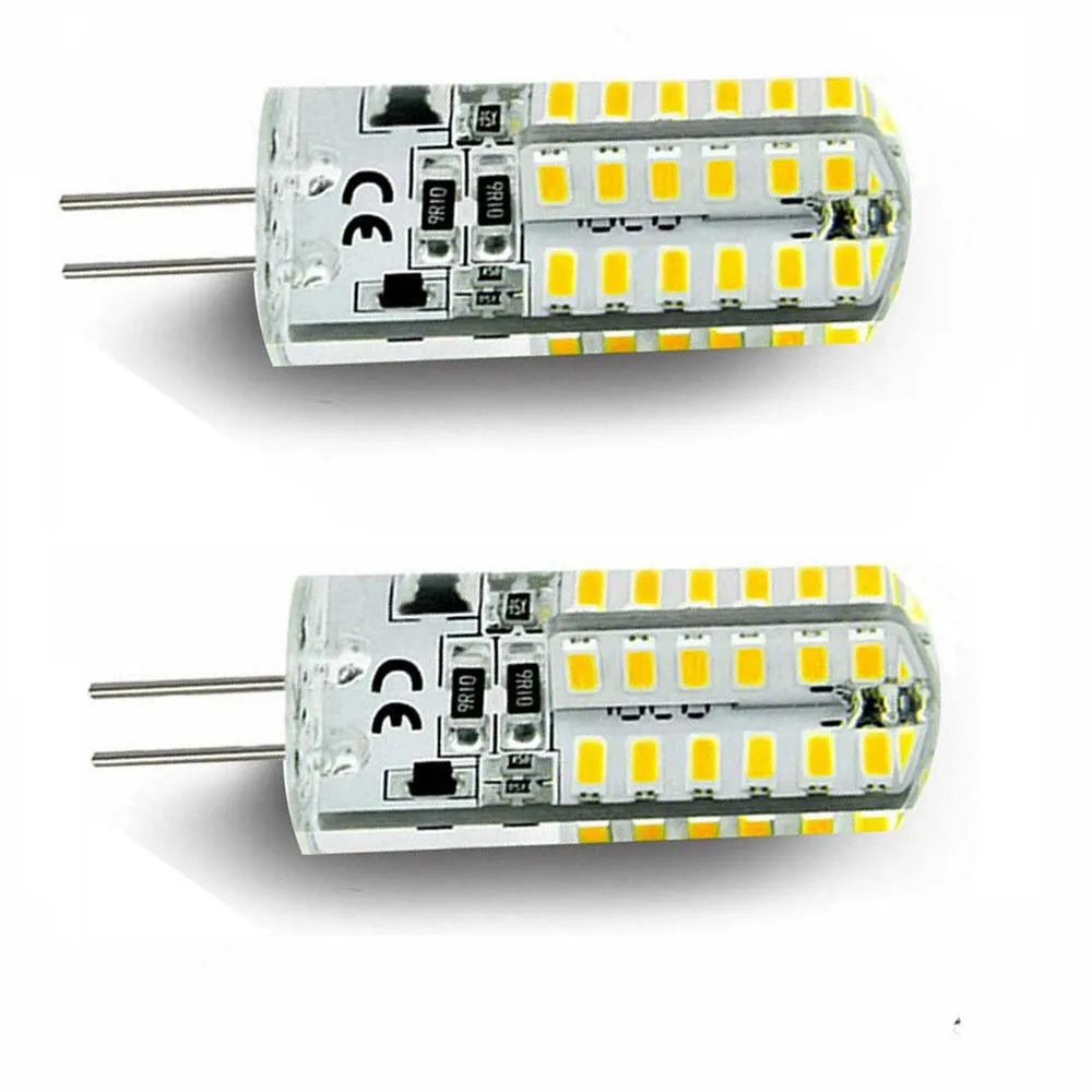 Mini G4 Led Bulb 3W 12V/AC220V 3014SMD 42led Silicone Lamp Warm white/White l 360 Degree Angle LED Light