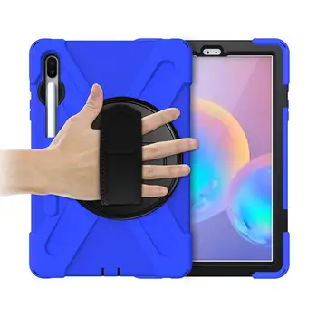 

360 Rotating Tablet Back Case For Samsung Galaxy S6 10.5 Stand Cover Kids Safe Shockproof Heavy Protective Rugged Duty Cases