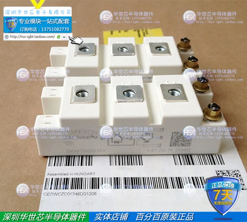Импортированная из Германии SKM150GB12V SKM75GB12V натуральная SKM100GB12V IGBT-SZHSX