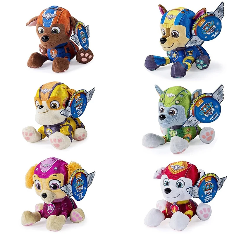 Новинка 20 см плюшевая Щенячий патруль Peluche игрушка Patrulla Canina Patrol Dog Sky Marshall аниме фигурка, плюшевая игрушка детский подарок на день рождения