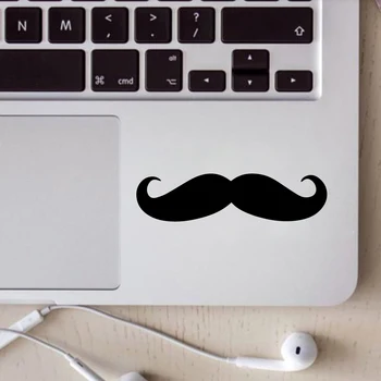 

Fashion Mustache For Macbook Pro Air Retina Mac 11 12 13 15 Laptop Vinyl Sticker Decal