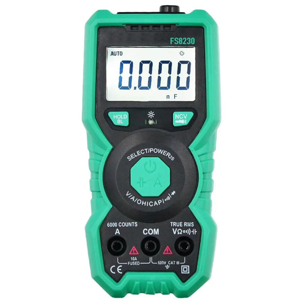 

Multimeter Digital High Precision Automatic Intelligent Universal Meter Mini Small Portable Home Measuring Instrument