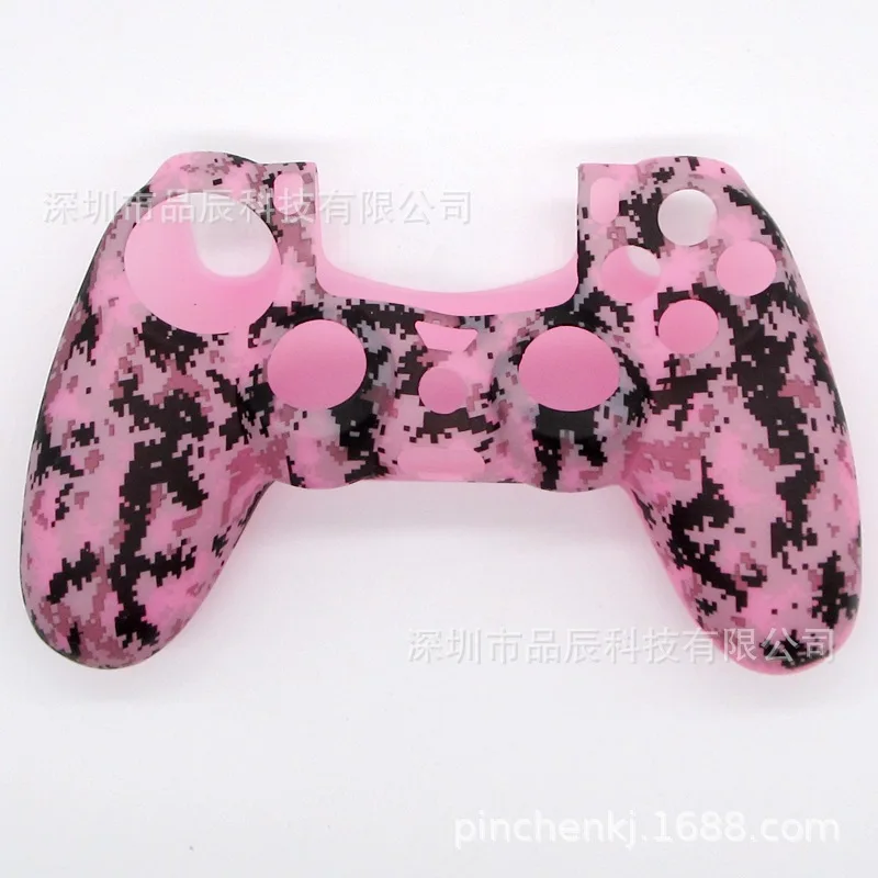 PS4 ручка силиконовый чехол PS4SLIM ручка защитный чехол PS4 Pro защитный чехол PS4 водяная маркировка цифровой камуфляжный чехол