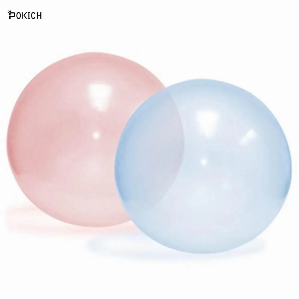 Pokich игрушка для детей на открытом воздухе, надувная негабаритная игрушка для детей и взрослых, устойчивая к разрыву, прозрачный шар, наполненный воздушным орошением, детский веселый подарок