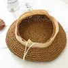 Summer Weave Beret Female Straw Hats For Women Spring Autumn Flat Sun Hat Breathable Casual Holiday Artist Beach Cap Chapeau 6