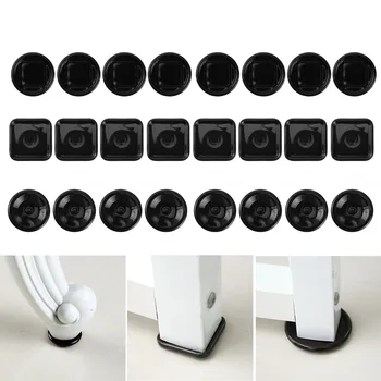 

8pcs Table chair leg protector Leg Caps Heavy Duty Furniture Caster Cups with Carpeted Bottom Floor Protector stoelpoot doppen