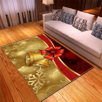

Nordic Shabby Chic Decorative Rectangle Washable Non-slip Large Soft Thin Foam Carpet Mat 3D Christmas Decorations Bright Color