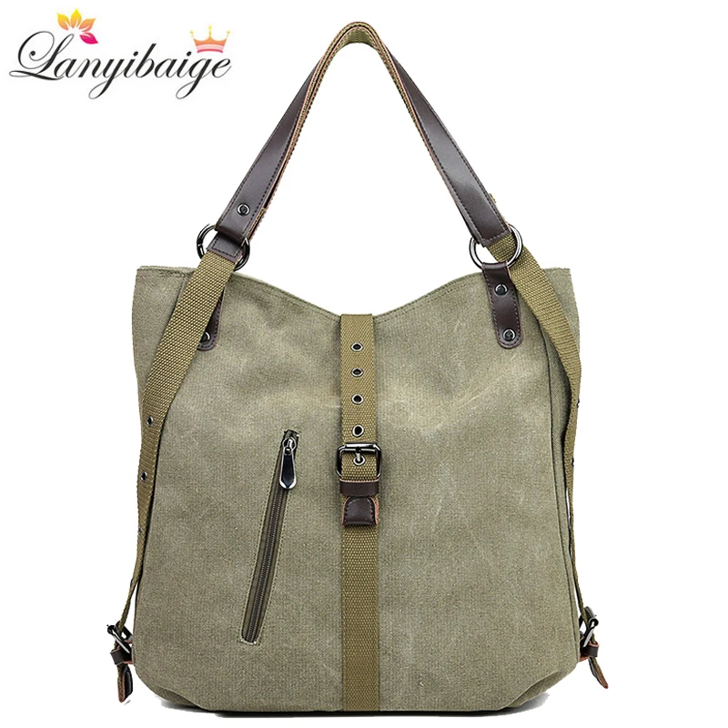Canvas Handbags Crossbody-Bags Designer High-Capacity Women for New Bolsa-Feminina