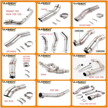Motorcycle Exhaust For suzuki GSXR1000 GSX R1000 GSXR 1000 600 750 R600 R750 K5 K6 K7 K8 K9 K10 Modified Middle Link Pipe