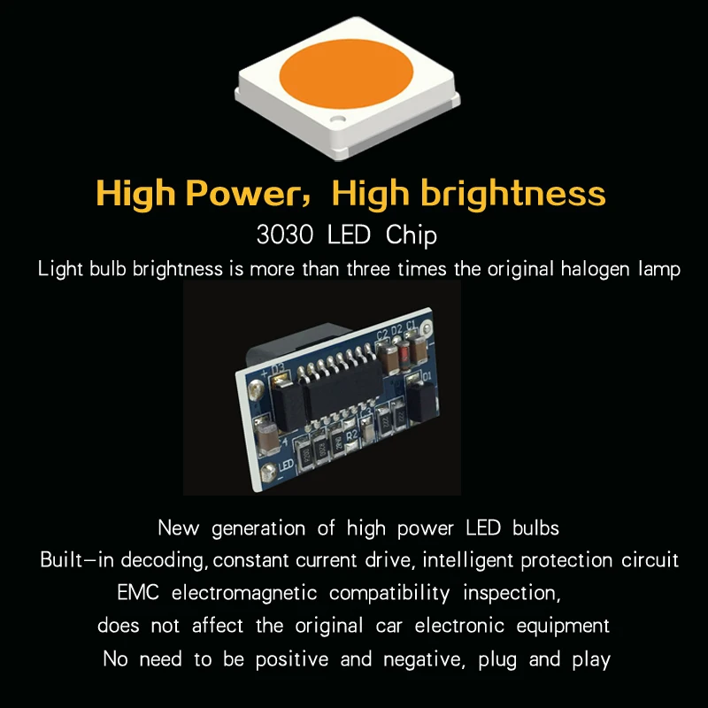 2 шт. автомобисветодиодный светодиодные противотуманные фары Canbus H8 H11 H10 H16 9006 HB4