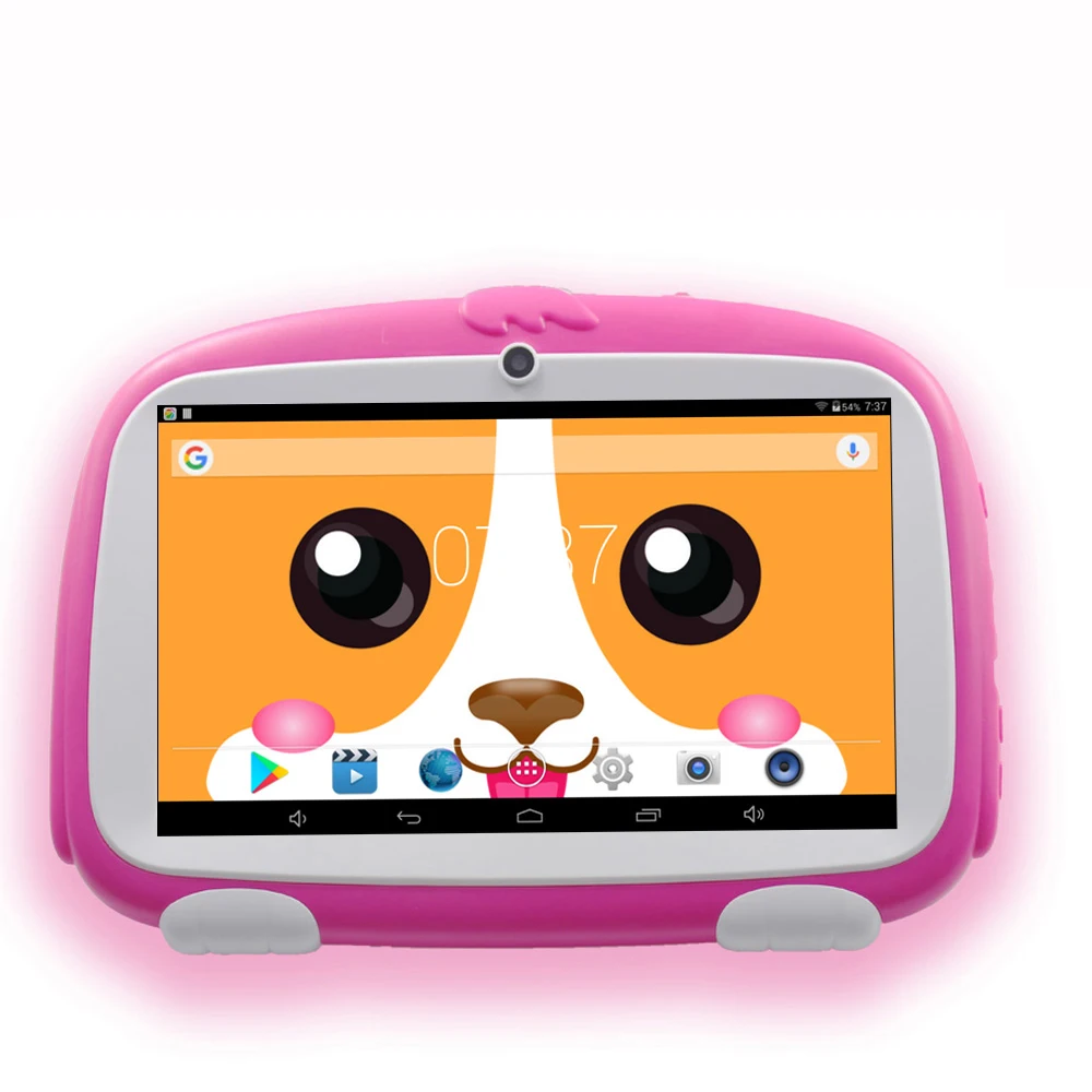 

New 7 Inch Kids Learning Tablets Pc Android System Quad Core Installed Best gifts for Children game Tablets Pc