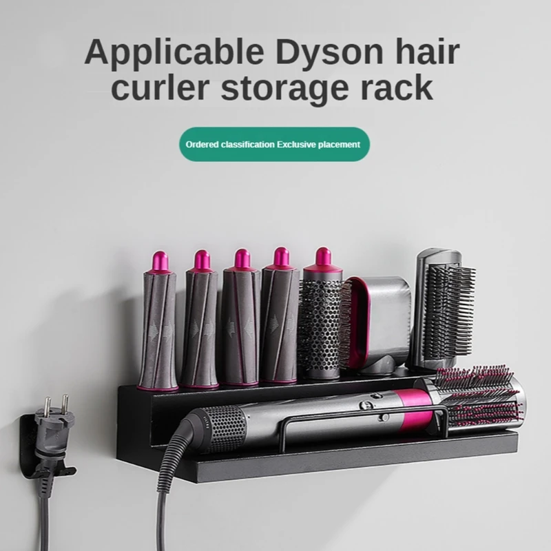 Suitable for Dyson Airwrap Wall-mounted Dryer and Hair Curler Storage ...