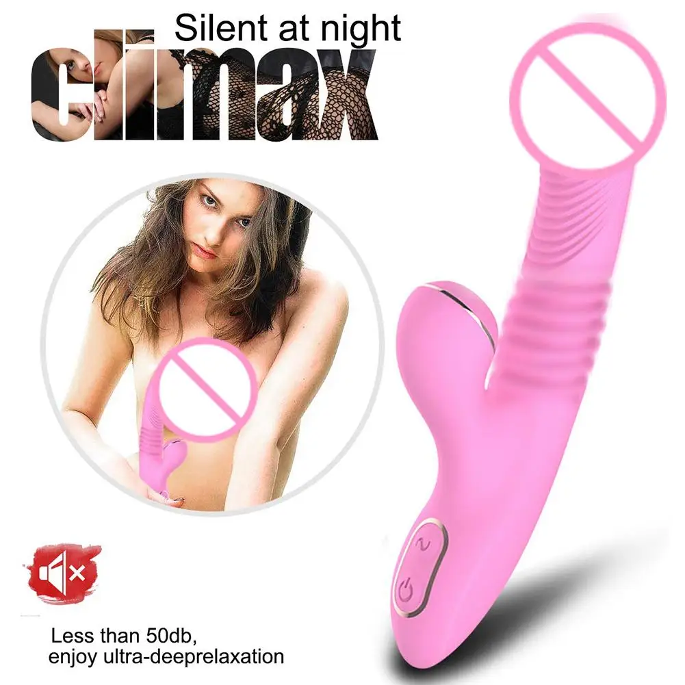 Женский Телескопический Вибратор G Spot Клитор стимулятор AV палочка мастурбатор