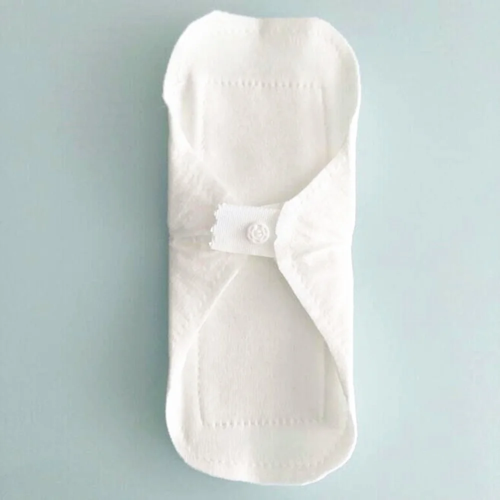 Tanie 3 sztuk/partia zmywalny menstruacyjny Pad cienkie wielokrotnego użytku menstruacyjny tkaniny