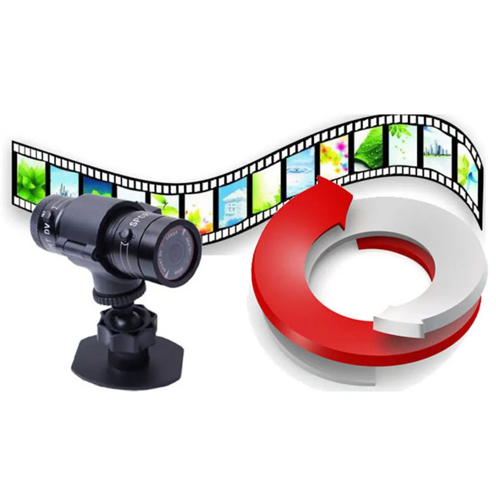 Мини F9 камера HD велосипед мотоцикл Спорт Экшн камера видео DVR видеокамера Автомобильный цифровой видеорегистратор Высокое качество