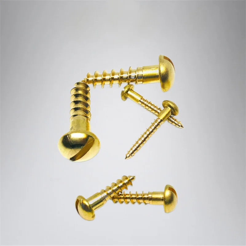 24pcsM520mmscrewboltslottedscrewsroundheadselftappingbolts