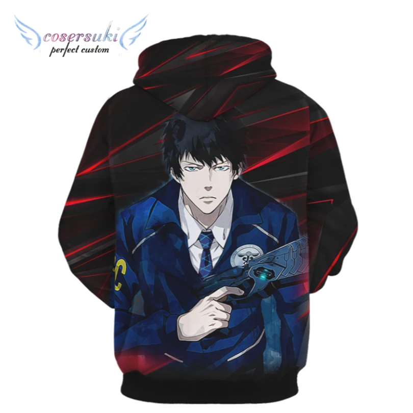 New style Japanse Anime Psycho-Pass 3D sweater cosplay anime Costume Stage Performance Clothes Perfect Custom for You ! | Тематическая