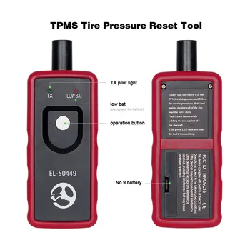 

50449 TPMS For Ford Cars Tire Pressure Monitor Sensor TPMS Activation Tool +OEC-T5 TPMS Scanner Car Electronic Tools accessories