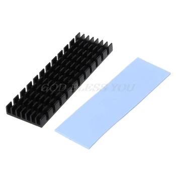 

Heatsink Heat Dissipation Aluminum Radiator M.2 NGFF Cooling Heat Sink Heat Thermal Pads for M.2 2280 PCI-E NVME SSD