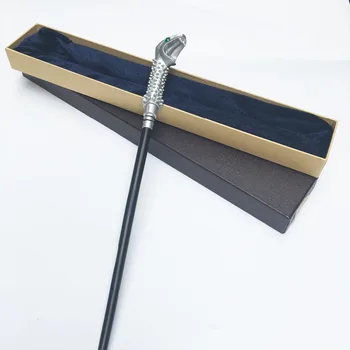 

Newest Metal Core Newest Quality Deluxe Harry Moive Lucius Malfoy Magic Wands/Stick with Gift Box Packing