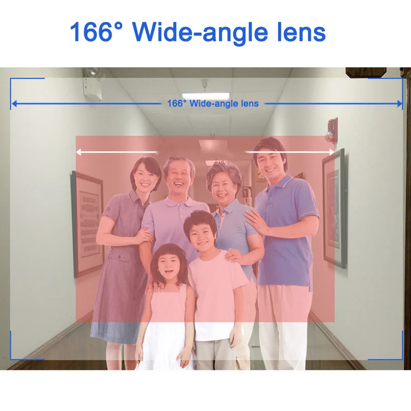 

HD 720P WIFI Video Doorbell Wireless Intercom Camera PIR Motion Detection Smart Doorbell Alarm OD889