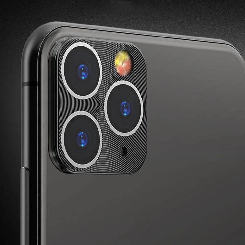 Для iPhone 11 Pro 5 8 дюйма металлическая рамка полное покрытие стекло Защита камеры