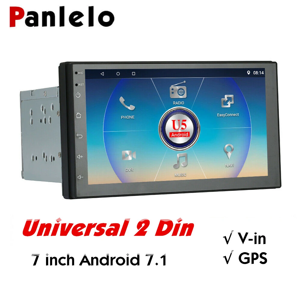 Android Auto Radio 2 Din Car Stereo 7 Inch 2 Din Android 7 Inch Car Gps Navigation 7 Head Unit Quad Core Audio Radio For Toyota Car Multimedia Player Aliexpress