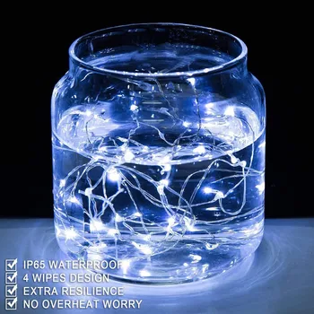 

100 Led Strip Rope Fairy Lights 33ft Tube String Outdoor Garden Party Decoration Christmas Lights Christmas Decorations For Home